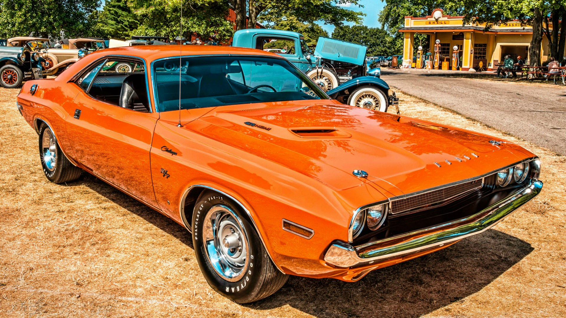 Dodge Challenger 1970 оранжевый